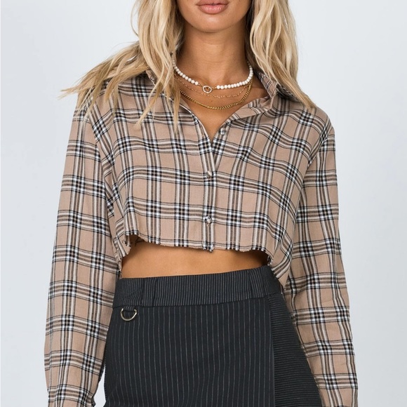 POLLYCC CORSAGE MIX SHIRT main image 0